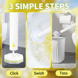60 Count Toilet Bowl Wand Refills for Clorox, Disposable Toilet Cleaner Refill Pads for Clorox Wand Cleaning System, Upgrade Toilet Brush for Bathroom