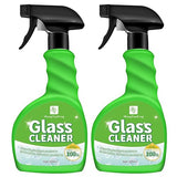 Glass Cleaner Spray,Window cleaner,Mirror cleaner- Streak-Free & Fast Drying Formula for Windows, Mirrors & Shower Doors | Ammonia-Free, 17oz (Pack
