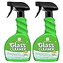 Glass Cleaner Spray,Window cleaner,Mirror cleaner- Streak-Free & Fast Drying Formula for Windows, Mirrors & Shower Doors | Ammonia-Free, 17oz (Pack