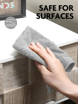 Fantasticlean Microfiber Cleaning Cloth Roll -75 Pack, Tear Away Microfiber Towels, 12" x 12", Reusable, Washable, Scratch Free, Ultra Absorbent