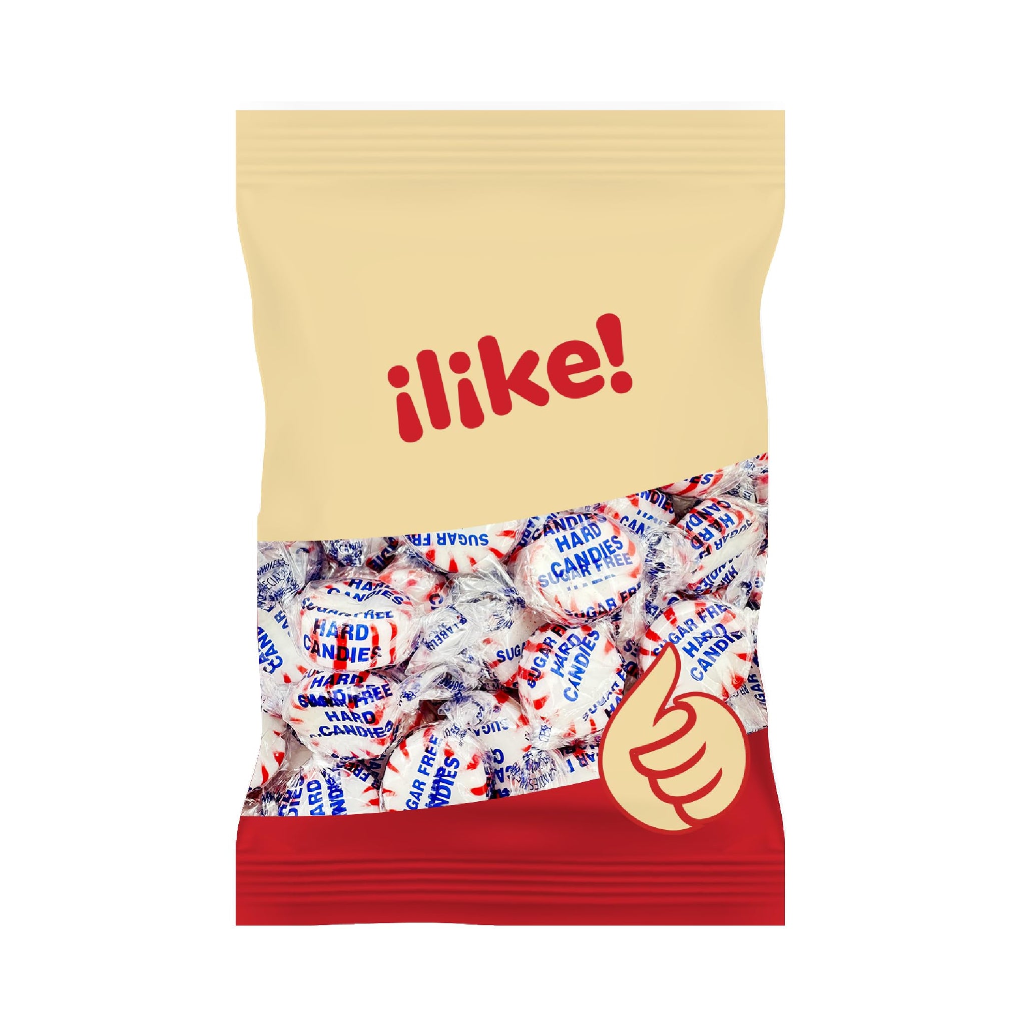 Sugar-Free Starlight Mints | 1-Pound Pack | Peppermint Hard Candy