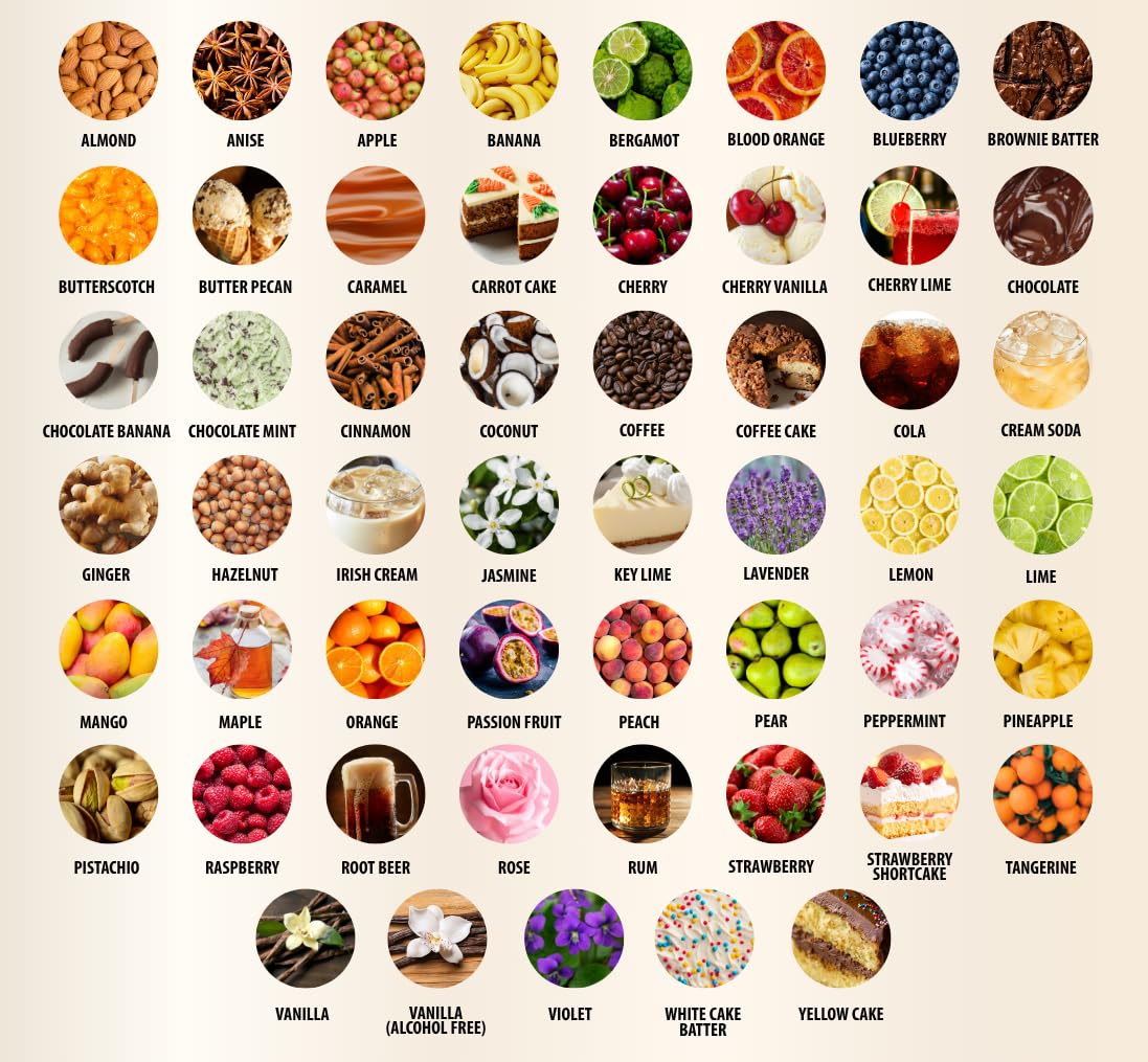 Bakto Flavors - Natural Flavors & Extracts - PICK YOUR OWN FLAVORS - Box of 6 (1 OZ Bottles)