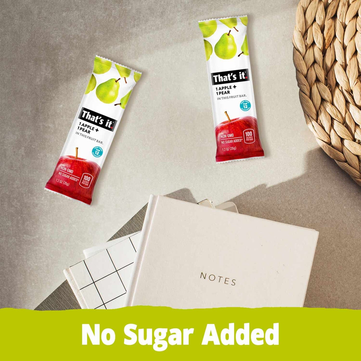 That's it. (36 Count) Variety Pack | Apricot, Pear, and Pineapple Flavors | 100% Natural Real Fruit Bars Plant-based, Vegan, Gluten-free, No Added