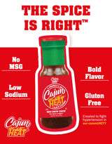 Cajun Nation CAJUN HEAT Red Chow Chow Relish 6oz - Crushed Red Pepper & Onion Spicy Relish, No MSG, Low Sodium- Sweet Hot Pepper Flavor from
