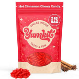 Hot Tamales Fierce Cinnamon Candy 2 lbs | Sweet and Spicy Candy Bulk | Big Bag of Fire Red Hot Candies | Chewy Treats for Theater, Vending Machines