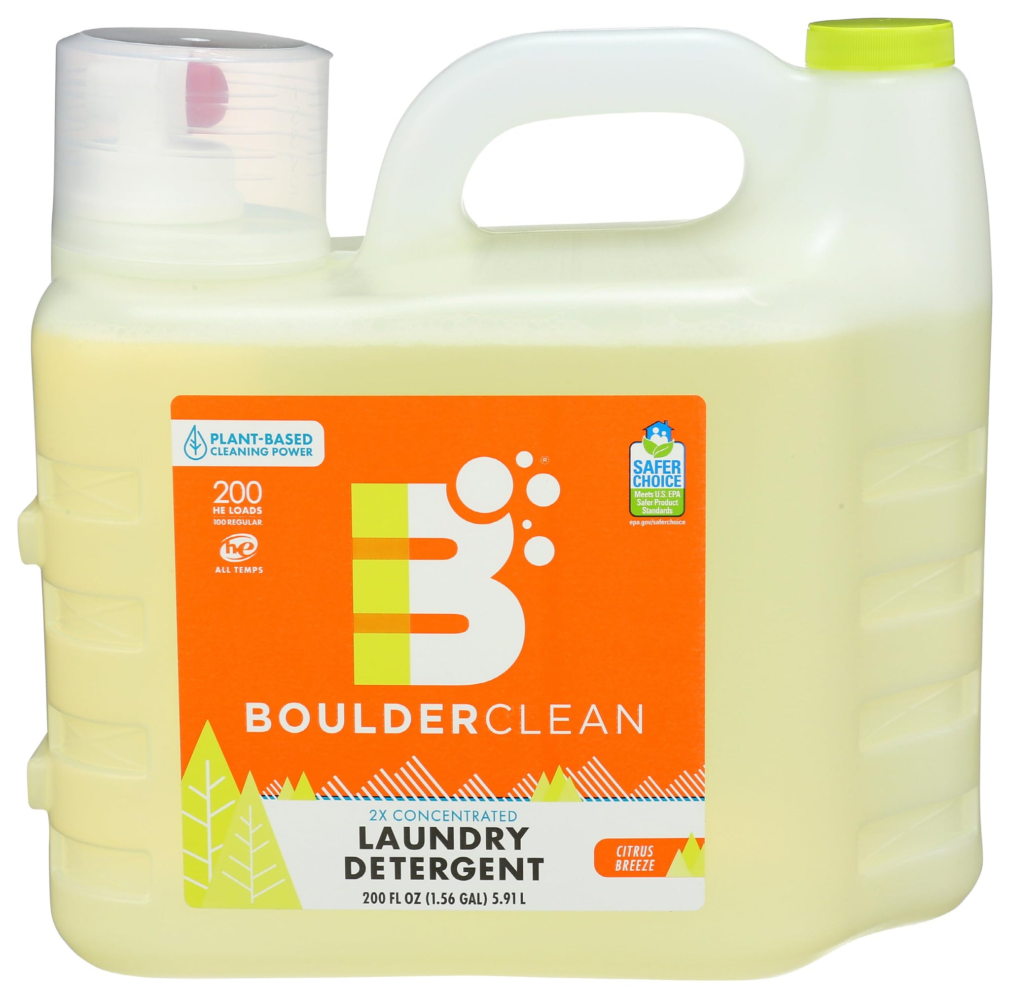 Boulder Clean, Laundry Detergent, 200 Fl Oz