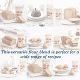 freee Brown Bread Flour | Unbleached & Gluten-Free | Freshly Milled Wheat Flour for Home Bread Baking & Bread Machine | Imported from UK | 35.27 Oz (1kg)