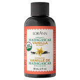 LorAnn Organic Madagascar Vanilla Extract, 2 ounce bottle