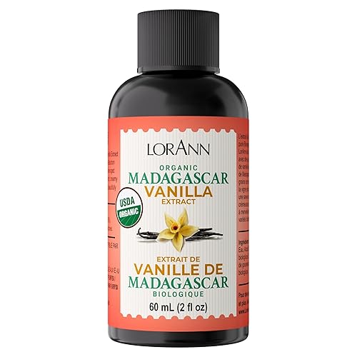 LorAnn Organic Madagascar Vanilla Extract, 2 ounce bottle