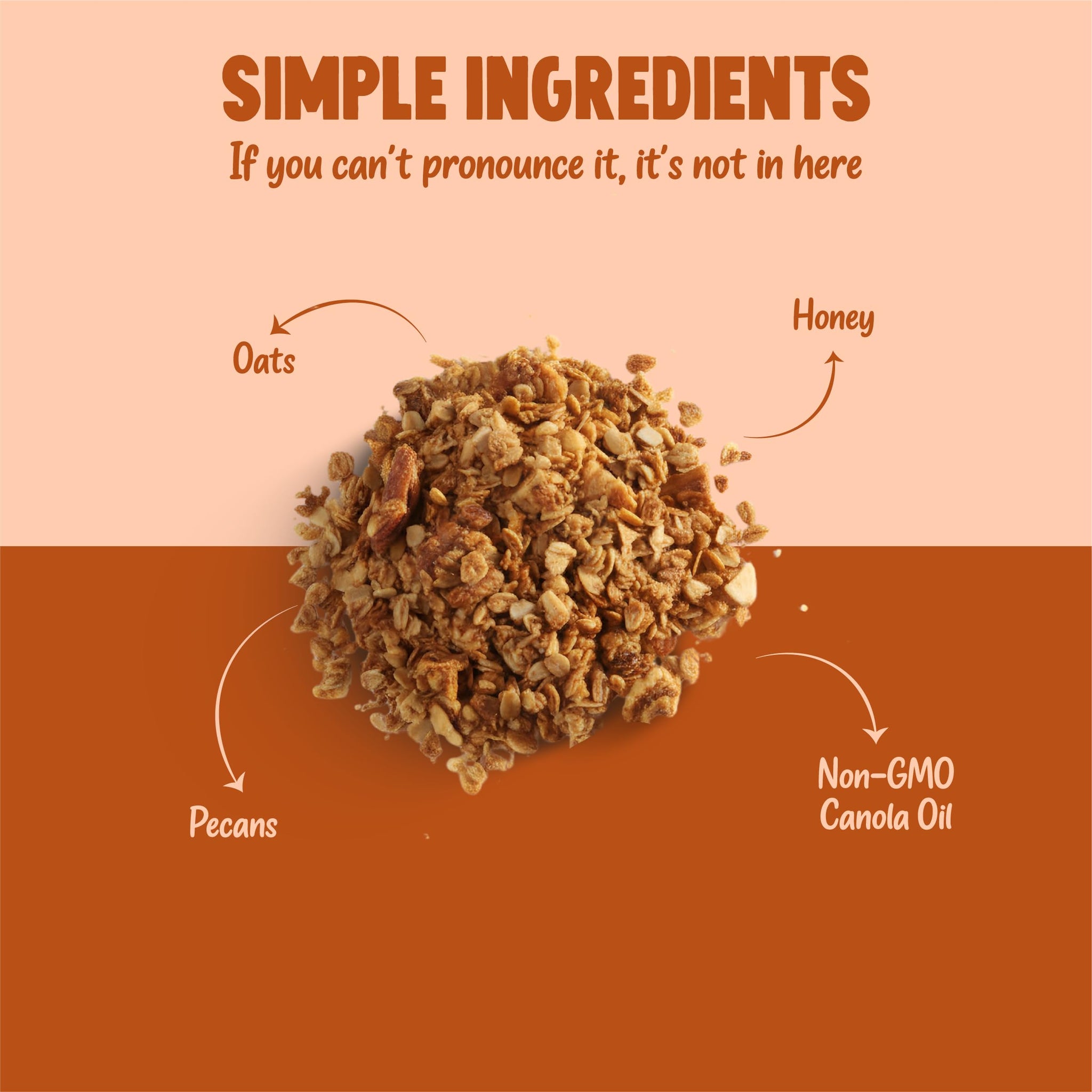 Kellys Four Plus Granola Cereal | Nutty Healthy Granola for Yogurt | Hand Made Snacks for Breakfast - 12 oz