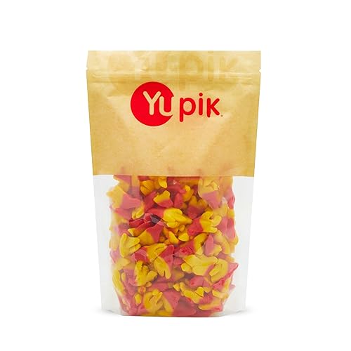 Yupik Gummy Chicken Feet, 2.2 lb (35.2 oz), Gluten-Free, Fruity Flavor, Chewy & Colorful, Chicken Feet-Shaped Gummies, Fun Treat, Sweet Candy