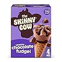 Skinny Cow Not Fudging Around Chocolate Fudge Low Fat Ice Cream Cones, (Frozen), (4 Count of 4 Fl Oz Cones) 16 Fl Oz (Packaging may vary)