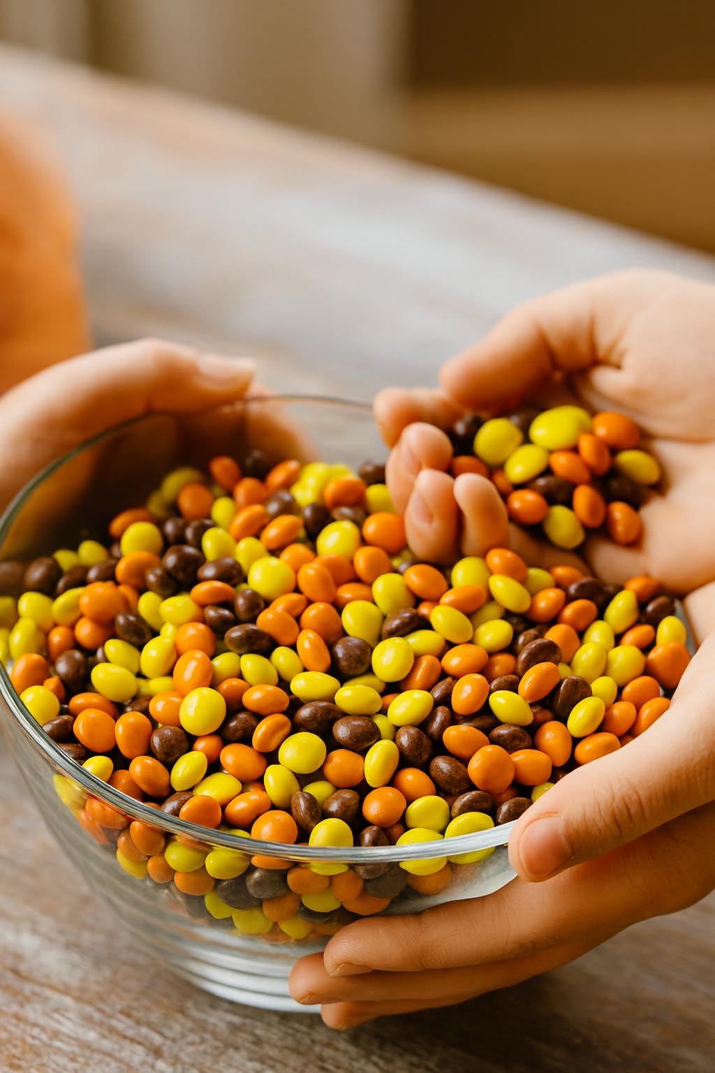 Resse's Pieces Peanut Butter Chocolate Candy Pieces 5 LB - Colorful Mini Candy Coated Treats for Baking, Party Favors, Dessert Toppings, Easter Basket