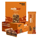 Perfect Keto Nola Bars, Gluten Free, Keto Granola Bars, Low Carb Snack or Breakfast Bar with No Sugar Added, Keto Diet Food, Healthy Snacks