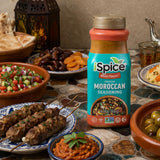 iSpice Blend | Moroccan Seasoning | 14.74 oz | Mixed Spice & Seasoning | Bulk Size | Halal | Kosher (Moroccan)