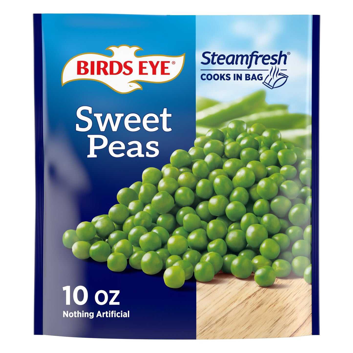 Birds Eye Steamfresh Sweet Peas Frozen Vegetable, 10 OZ