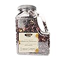 Spicy Yum! Whole Hibiscus Flowers - 2 lbs Jar with Handle | Dried Roselle (Zobo/Flor de Jamaica/Sorrel) for Tea & Cooking | Non-GMO, No Additives