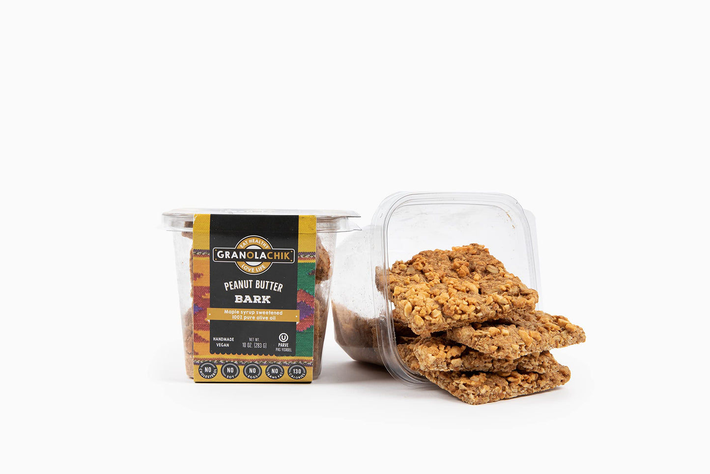 Granolachik Artisanal Granola Bark, Vegan, No Refined Sugars Maple Syrup Sweetened (3 Flavor Variety Pack, 3 Pack)