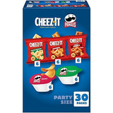 Cheez-It, Pringles, Salty Snacks, Party Size, Variety Pack, 26.58oz Box (30 Packs)