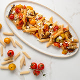 Bona Furtuna Organic Penne Ancient Grain Pasta Made in Italy, Bronze Die Cut Artisanal Penne Pasta, 17.6 oz