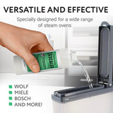 IMPRESA Steam Oven Descaling Solution - 8 Fl Oz Steam Oven Cleaner & Descaler - Compatible with Wolf, Miele, Thermador, Gaggenau, Bosch & Smeg