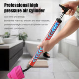 High-Pressure Air Toilet Plunger - PVC Bathroom/Sink Unclogger with Anti-Slip Grip, 360° Sealed Blaster for Kitchen Pipes & Floor Drains (No Leakage)