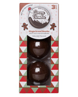 THE ORIGINAL COCOA BOMBS GINGERBREAD - U.S. MADE 3 PACK WITH MINI VEGAN MARSHMALLOWS