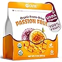 Organic Freeze Dried Passion Fruit Chunks, 9oz/255g | No Additives, Non-GMO, Gluten-Free & Unsweetened | Crunchy Dehydrated Fruits for Smoothies