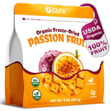 Organic Freeze Dried Passion Fruit Chunks, 9oz/255g | No Additives, Non-GMO, Gluten-Free & Unsweetened | Crunchy Dehydrated Fruits for Smoothies