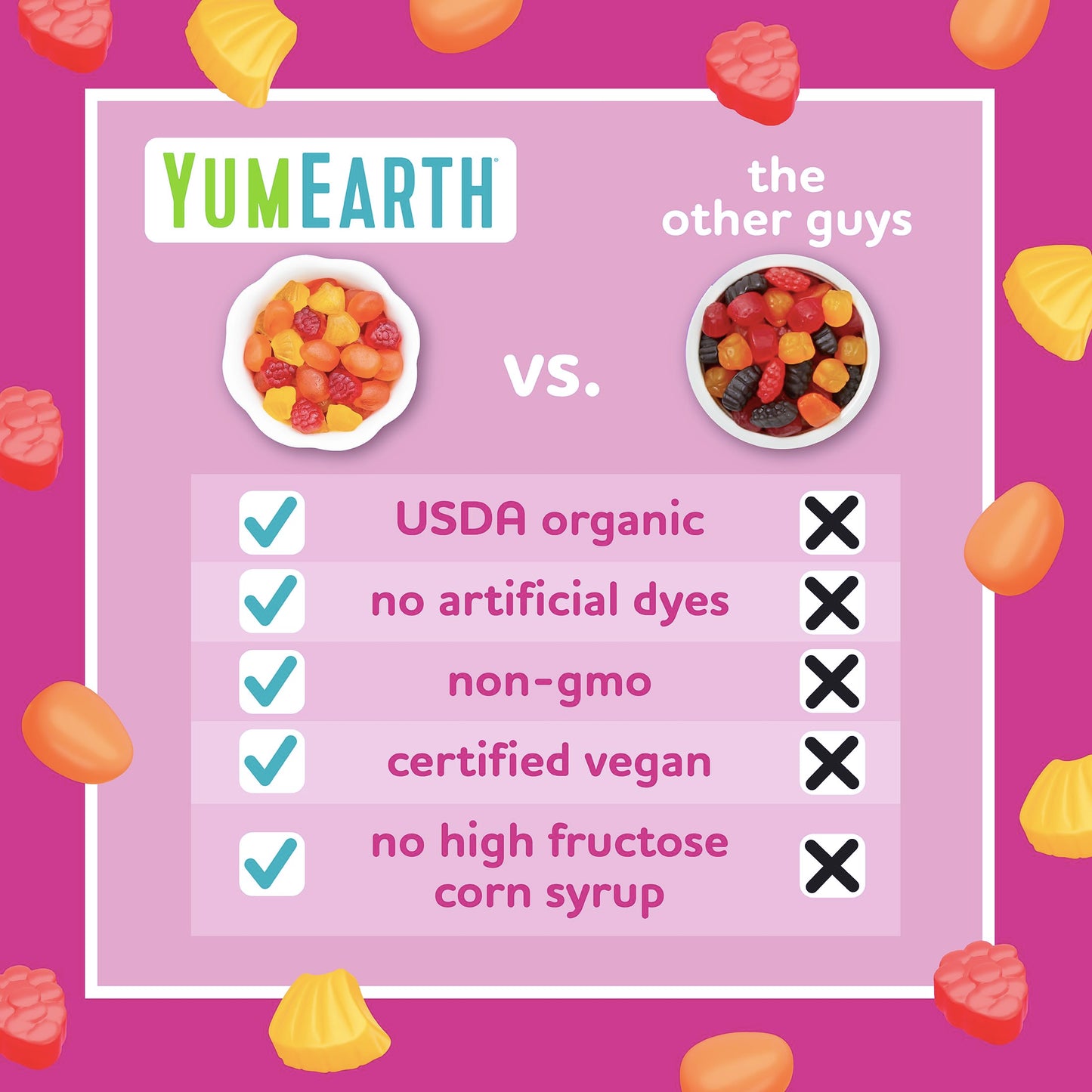 YumEarth Organic Assorted Tropical Flavor Fruit Snacks - Allergy Friendly (Top 9 Free), No Artificial Dyes, Non GMO, Gluten Free, Vegan Candy Snacks