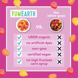 YumEarth Organic Tropical Fruit Snacks (Pack of 35) - 0.7 Ounce Snacks Packs - Non GMO, Gluten Free, Vegan, Dye Free - Pineapple, Raspberry, Mango