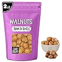 Oh! Nuts Walnuts in Shell - Raw - 100% Natural - 2 lb - Whole Walnuts for a Healthy Vegan Snack - Packed in New York Zip-Seal Bag for Exceptional