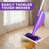 Vowanop Mop Pads Refill Compatible with Swiffer Wet Jet Spray Mops, Disposable Wet Jet Mopping Pads for Multi-Surface Floor Cleaning, Multi-Layer
