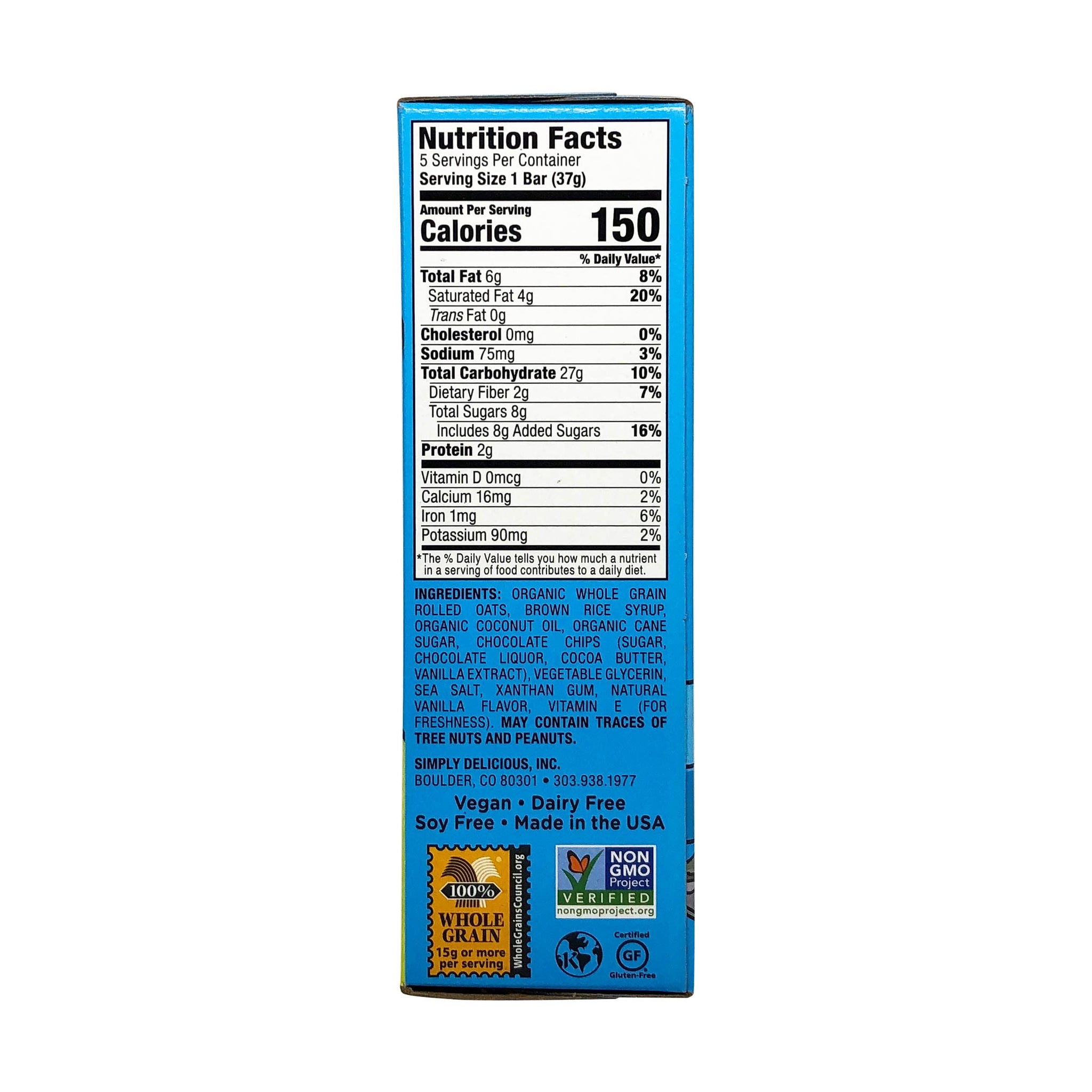 Bobo's Oat Bites Original with Chocolate Chips, 1.3 Oz, 5 Ct