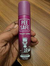 Pee Safe Lavender Scented Spray for Toilet Seats and Small Spaces, Travel-Size Bathroom Mist, 75ml (2.54 Fl Oz)