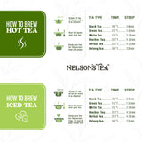 Nelson's Tea Apricot Peach Cobbler Tea Loose Leaf Blend - Jasmine Green Tea, Black Teas, Oolong, Safflower & Marigold Petals - Apricot Peach, Black