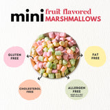 1 lb Bag Clown Fruit Flavored Mini Marshmallows - Gluten Free, Allergy Friendly, Great for Baking, Cocoa, Rice Crispy Treats