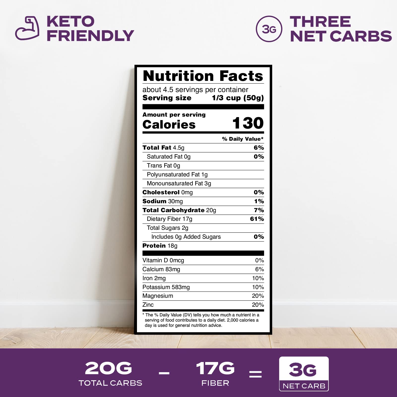Aviate Keto Rice Orzo - Low Carb (3g Net) Lupini Rice/Pasta, High Protein (18g), Gluten-Free, Made with Lupin Flour, Plant Based Vegan, Keto-friendly