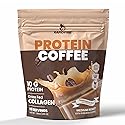Protein Coffee, with 10g of Protein with Collagen, Promotes Muscle Growth, Supports Energy, Hot or Cold, Keto Friendly, 100% Robusta Coffee, 15