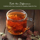 Starwest Botanicals Red Clover Blossoms Whole Organic - Dried Loose Leaf Herb for Tea, Edible Flowers, Certified Kosher, Non-GMO - 4 oz Pouch