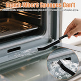 MiToBeLe Heavy Duty Oven Cleaner Brush Set,Oven Cleaning Kits,Oven Cleaning Tools Accessories with Razor Blade Scraper,Crevice Cleaning Brush,Pumice