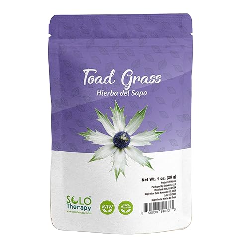 Hierba del Sapo 28 Grams, Frog Grass, Toad grass, Eryngium, Hierva del Sapo Tea, Wildcrafted Mexican Herbs, Resealable Bag, Mexican Thistle, Product