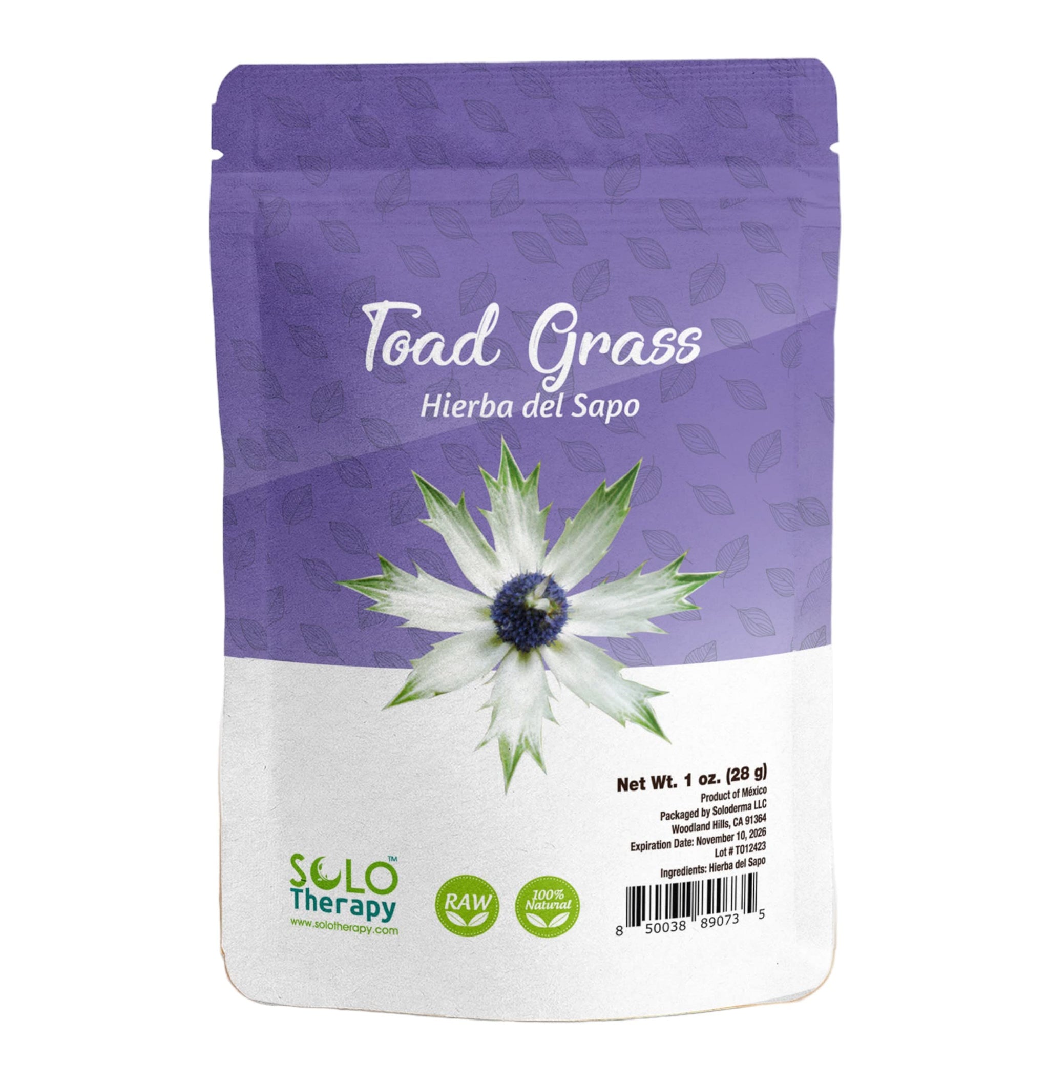 Hierba del Sapo 28 Grams, Frog Grass, Toad grass, Eryngium, Hierva del Sapo Tea, Wildcrafted Mexican Herbs, Resealable Bag, Mexican Thistle, Product