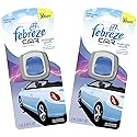 Febreze 2 mL (0.06 FL OZ) Car Vent Clips Air Freshener and Odor Eliminator, Midnight Storm Scent (2 CLIPS)