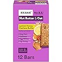 RXBAR Nut Butter and Oat Protein Bars, Protein Snacks, Snack Bars, Lemon Honey Cashew Butter, 23.2oz Box (12 Count)