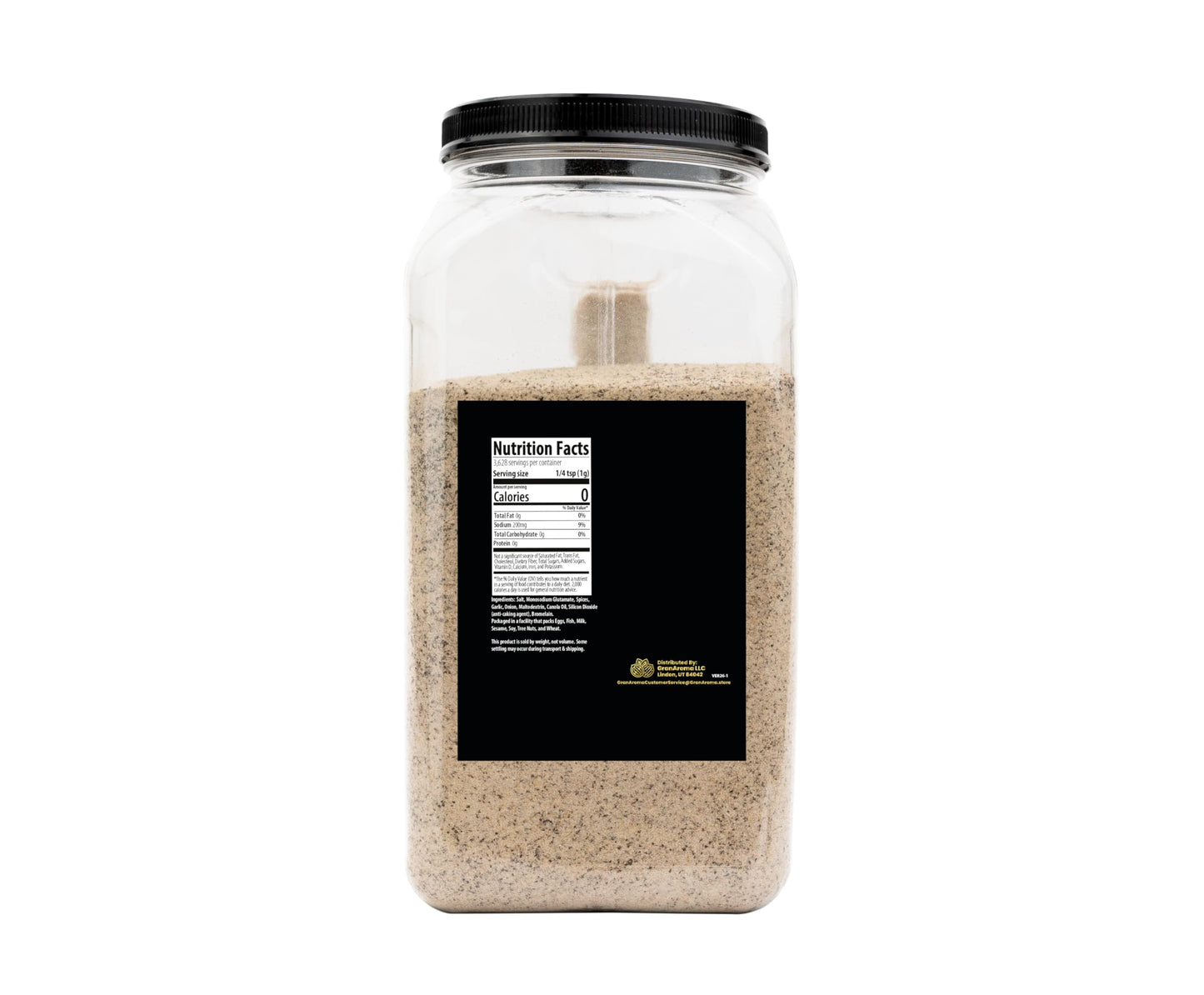 GranAroma White Fajita Seasoning, Spicy & Savory, Delicious Taste, Fajitas & Tacos (8 Pound)