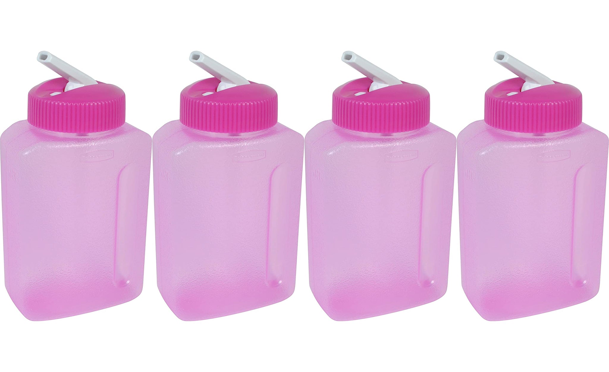 Rubbermaid Juice Box, Litterless, 8.5 Oz / 250 Ml (Pack of 4)-Pink