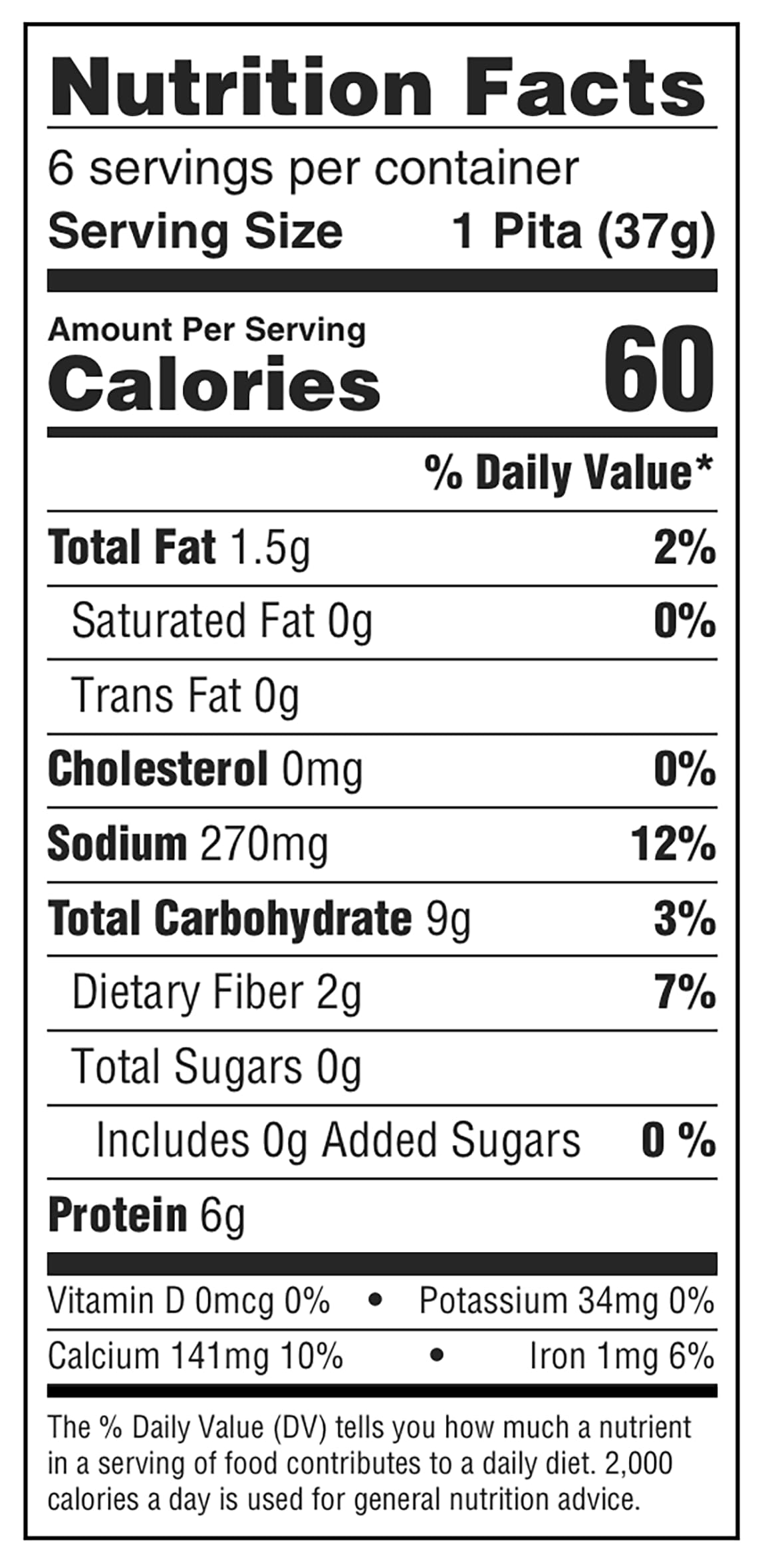 Flax Pita 3 Pack - Joseph's Pita Bread Value 3-Pack, Flax Oat Bran and Whole Wheat, 7g Carbs per Serving, Fresh Baked (6 per Pack, 18 Pitas Total)