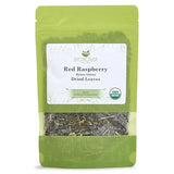 Biokoma Organic Red Raspberry Leaf 50g 1.76oz Dried Cut & Sifted Rubus Idaeus Healthy Pregnancy Support Resealable Pouch USDA Organic Herbal Tea