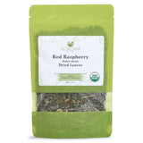 Biokoma Organic Red Raspberry Leaf 50g 1.76oz Dried Cut & Sifted Rubus Idaeus Healthy Pregnancy Support Resealable Pouch USDA Organic Herbal Tea